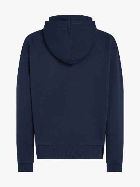 Blue Logo Embroidery Hoody  Women