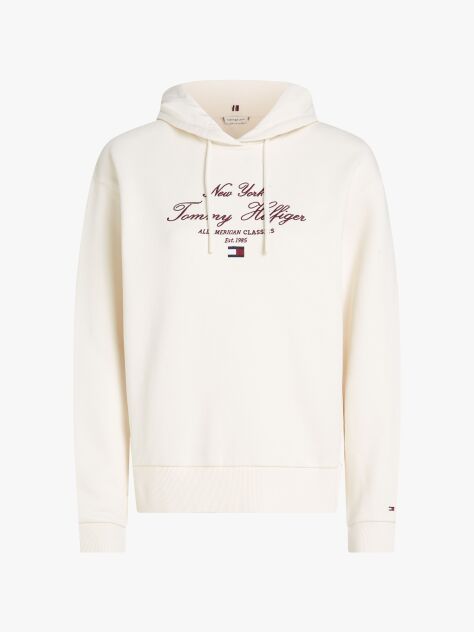 Μπεζ Hoody Με Κεντητό Λογότυπο  Γυναίκες