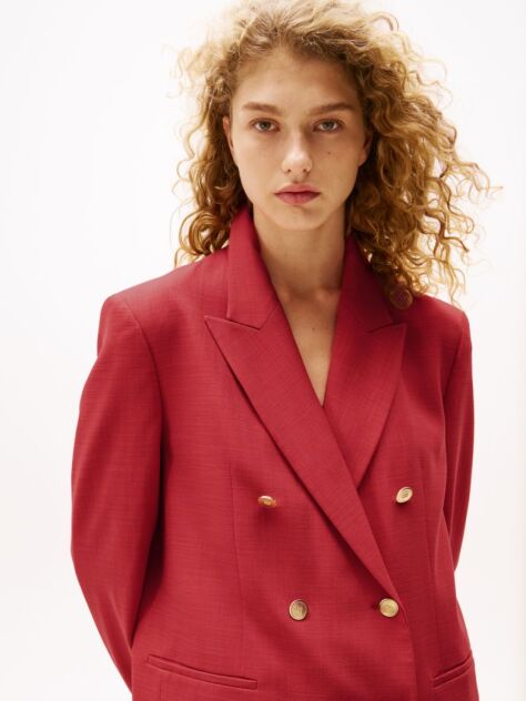 Κόκκινο The Sofia Capsule Blazer Με Διπλή Σειρά Κουμπιών  Γυναίκες