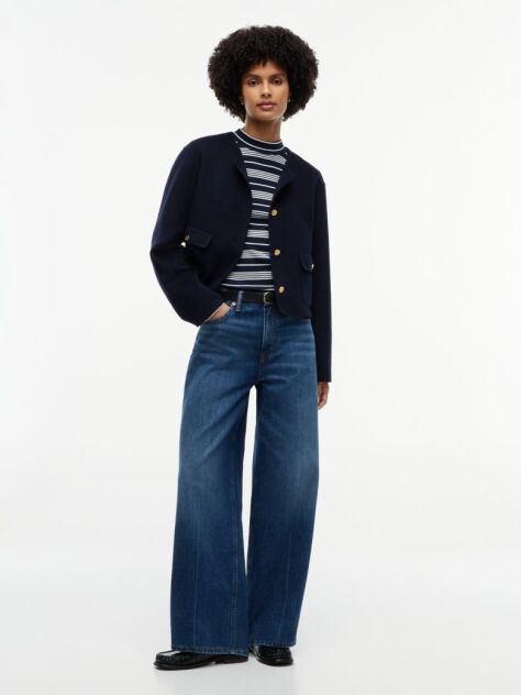 Multi Mock Neck Slim Long Sleeve Top  Women