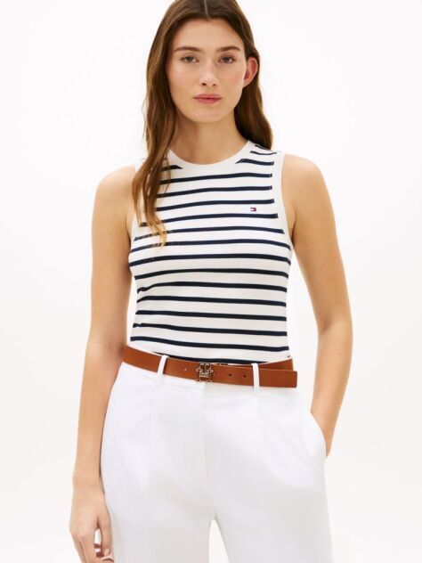 Multi Slim Crew Neck Tank Top  Women