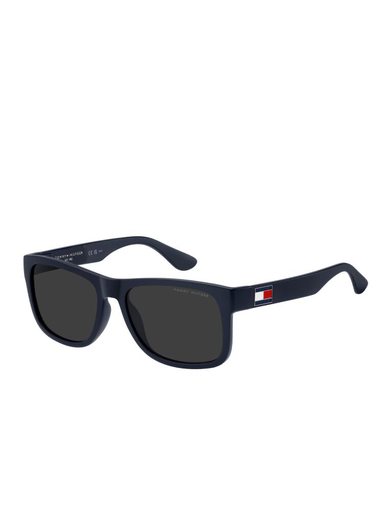 Blue Flag Rectangular Sunglasses  Men