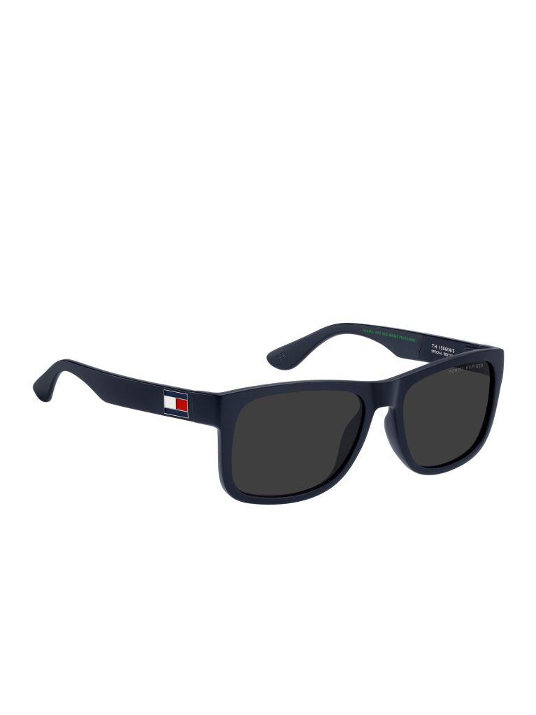 Blue Flag Rectangular Sunglasses  Men