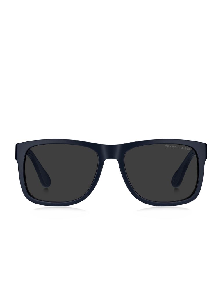 Blue Flag Rectangular Sunglasses  Men