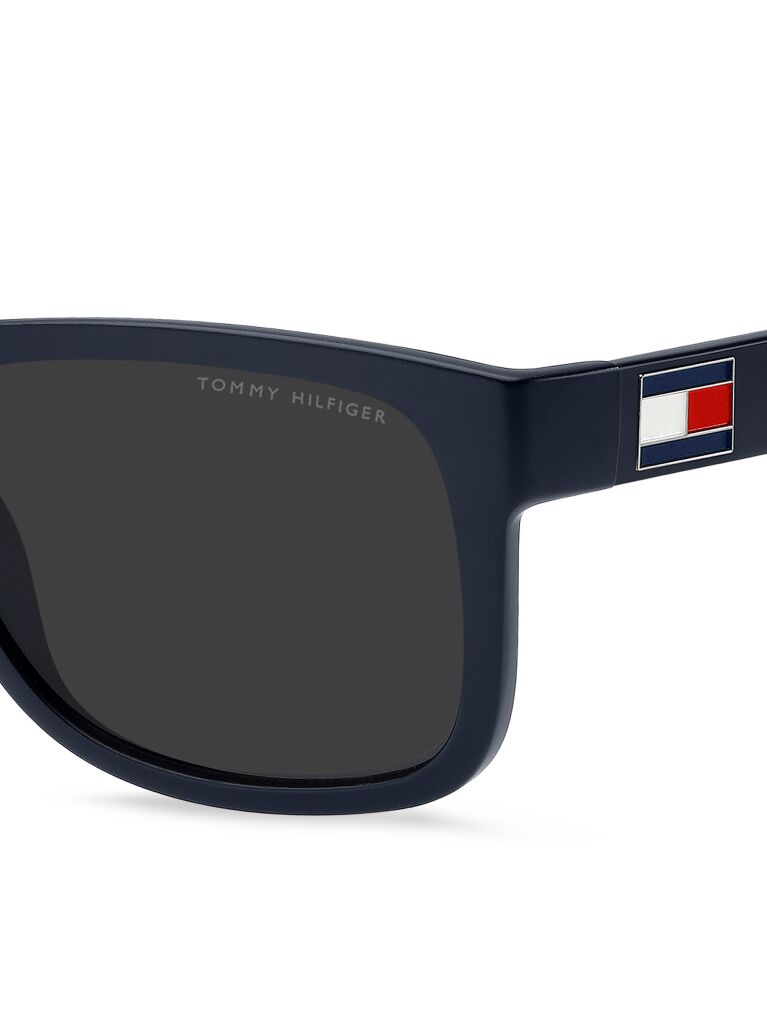 Blue Flag Rectangular Sunglasses  Men
