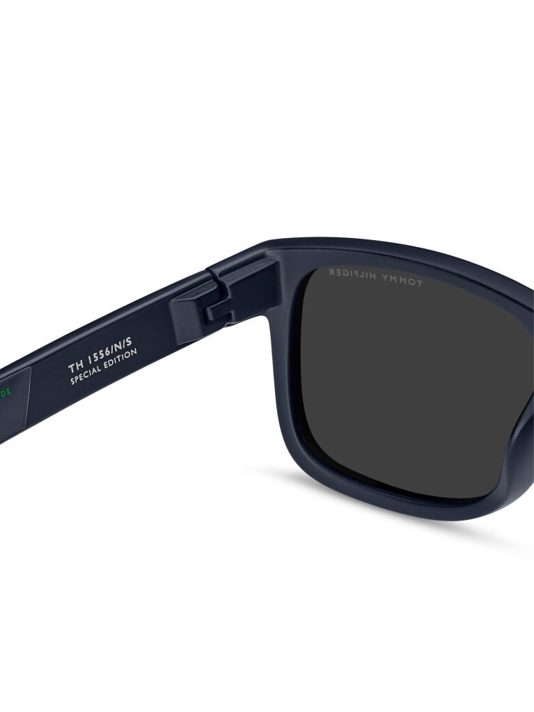 Blue Flag Rectangular Sunglasses  Men