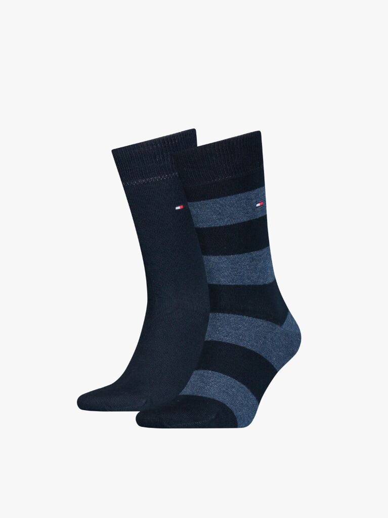 Blue 2-Pack Men'S Rugby Socks  Men