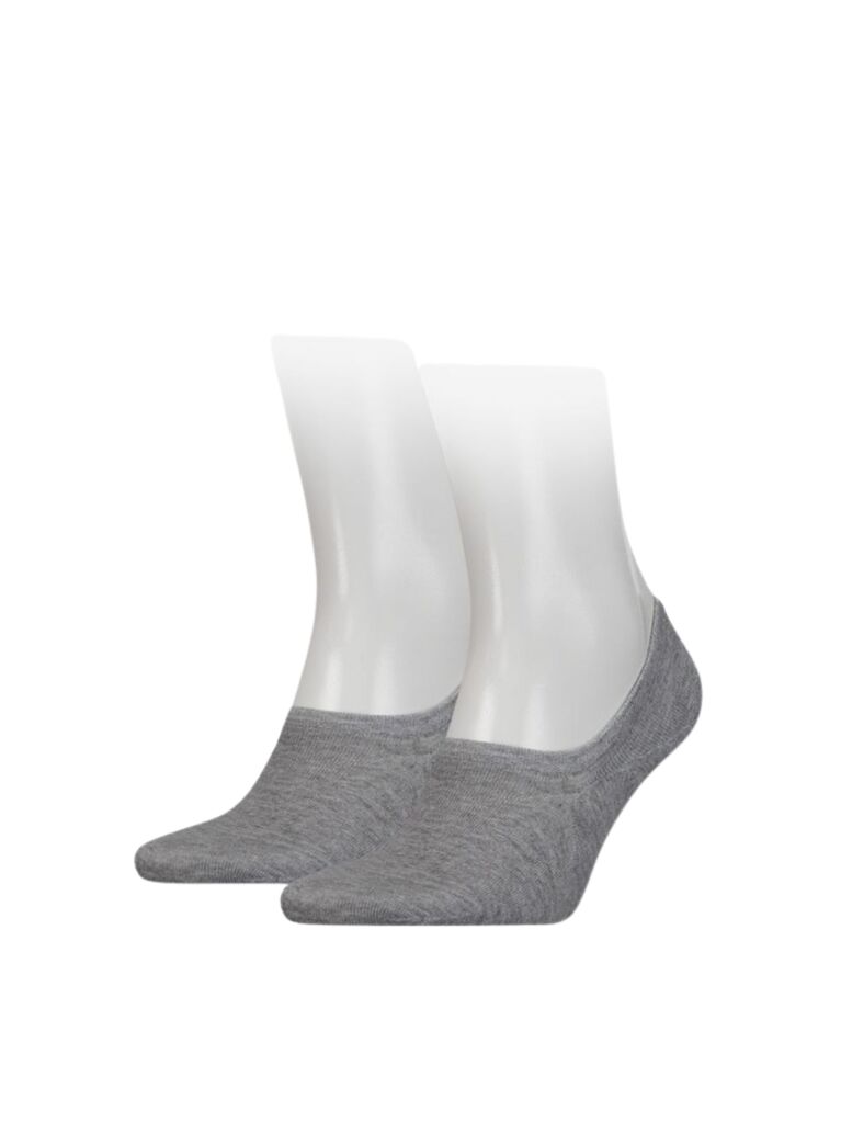 Grey 2-Pack Trainer Socks  Men