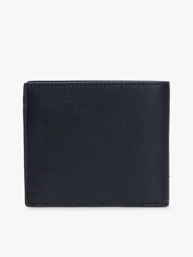 Black Heritage Wallet With Leather  Men