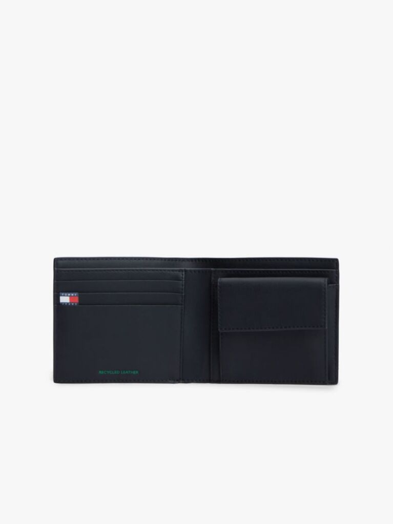 Black Heritage Wallet With Leather  Men