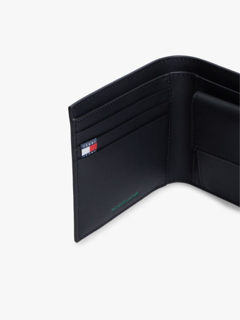Black Heritage Wallet With Leather  Men