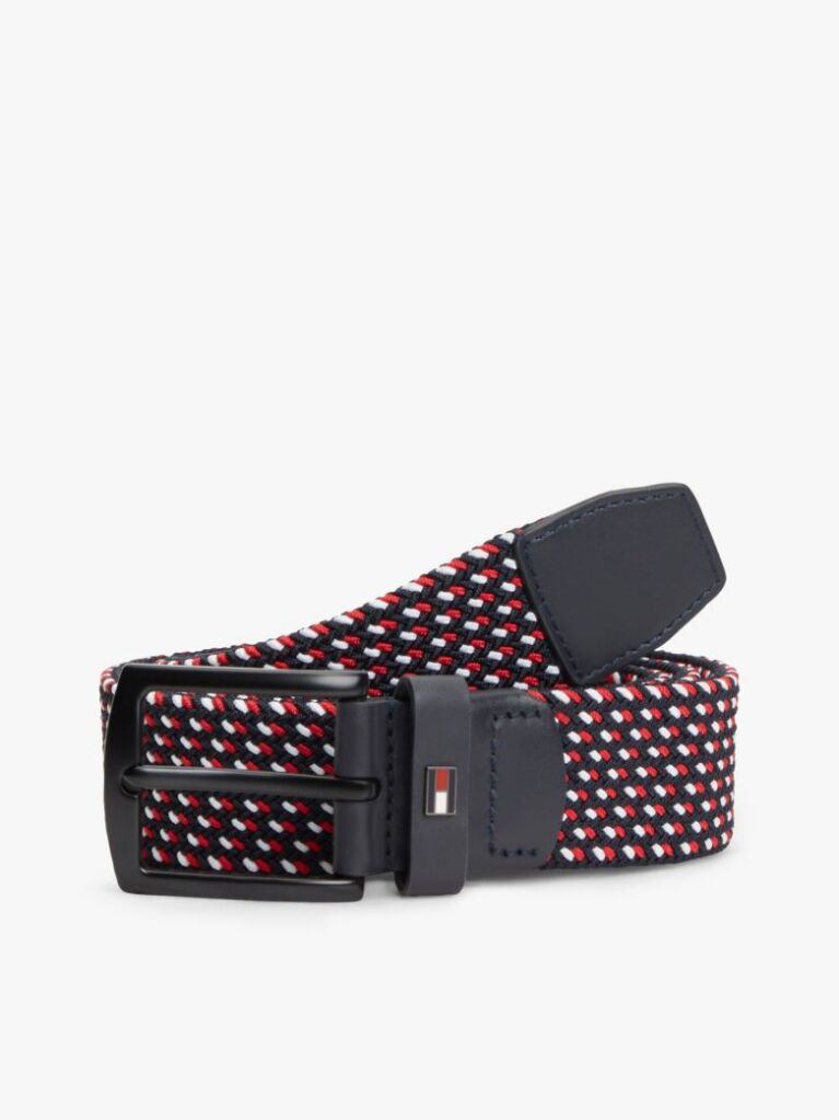 Multi Denton Braided Webbing Elastic Belt  Men