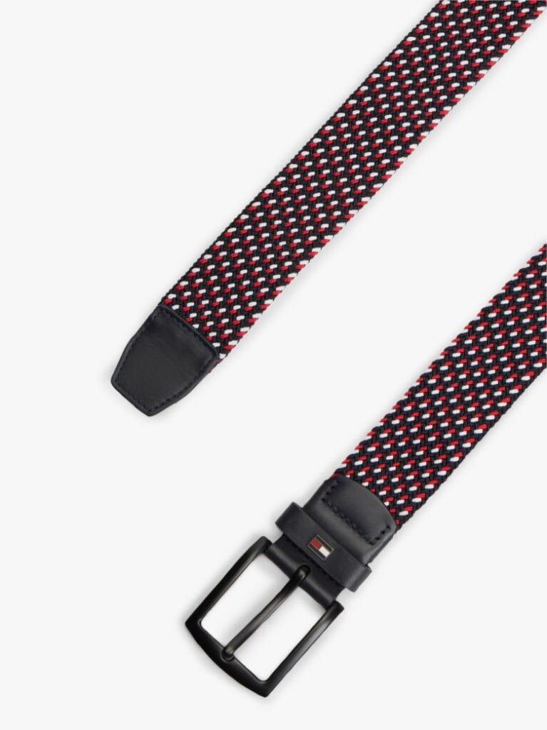 Multi Denton Braided Webbing Elastic Belt  Men