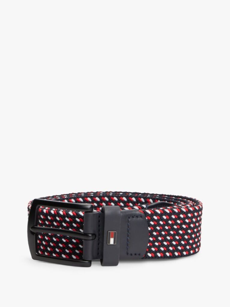 Multi Denton Braided Webbing Elastic Belt  Men