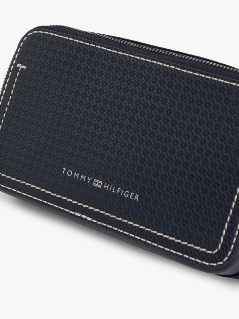 Blue Micro Flag Texture Camera Bag  Men