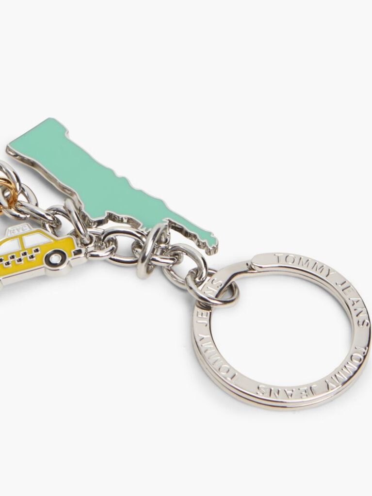 Multi Logo Multi Charm Key Fob  Men