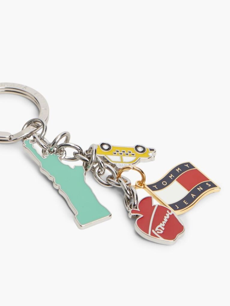 Multi Logo Multi Charm Key Fob  Men