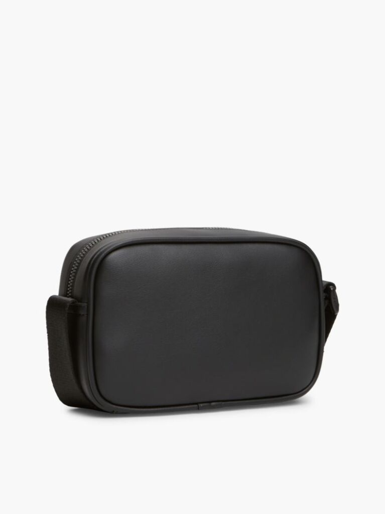 Black Camera Bag With Detachable Zip Pouch  Men