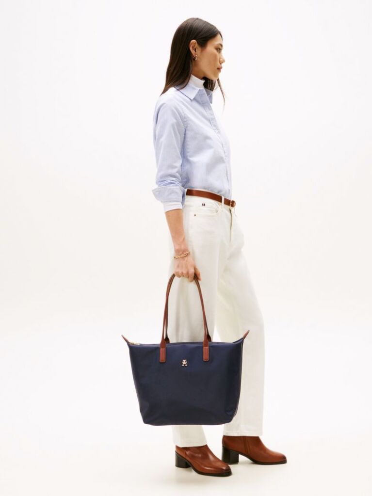 Μπλε TH Monogram Τσάντα Tote  Γυναίκες