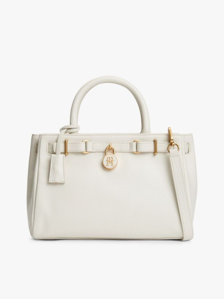 Μπεζ The American Icon Δερμάτινη Χιαστί Τσάντα Mini Tote  Γυναίκες