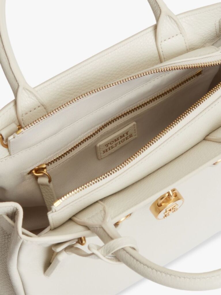 Μπεζ The American Icon Δερμάτινη Χιαστί Τσάντα Mini Tote  Γυναίκες