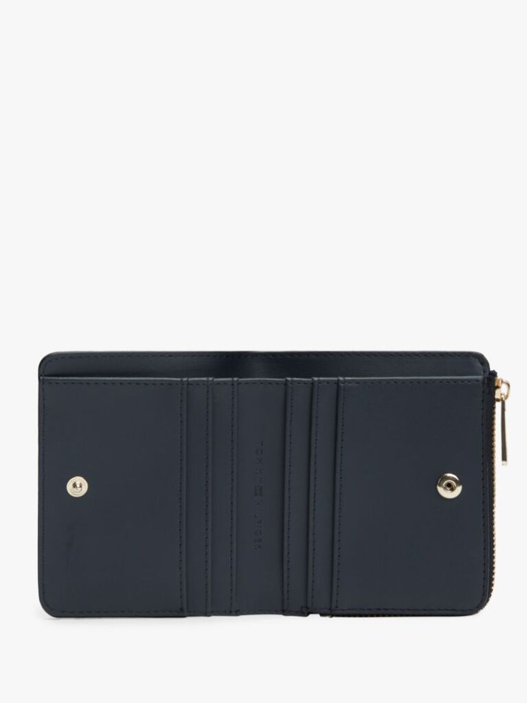 Blue TH Flag Compact Zip-Around Wallet  Women