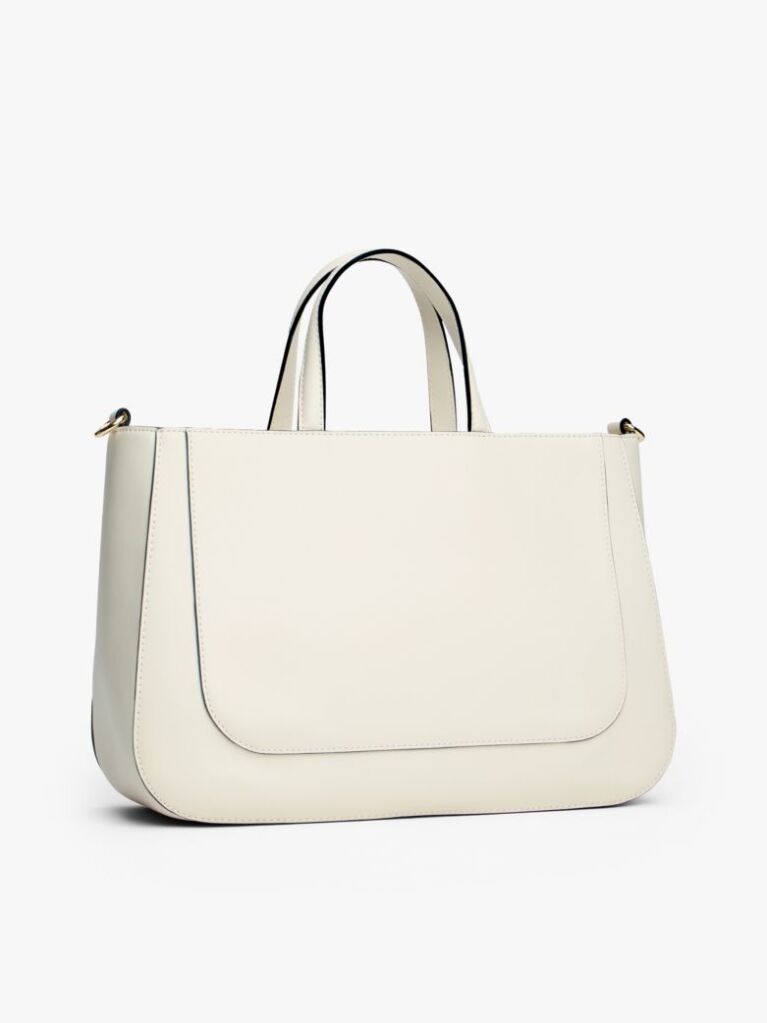 Beige TH Glam Satchel Bag  Women