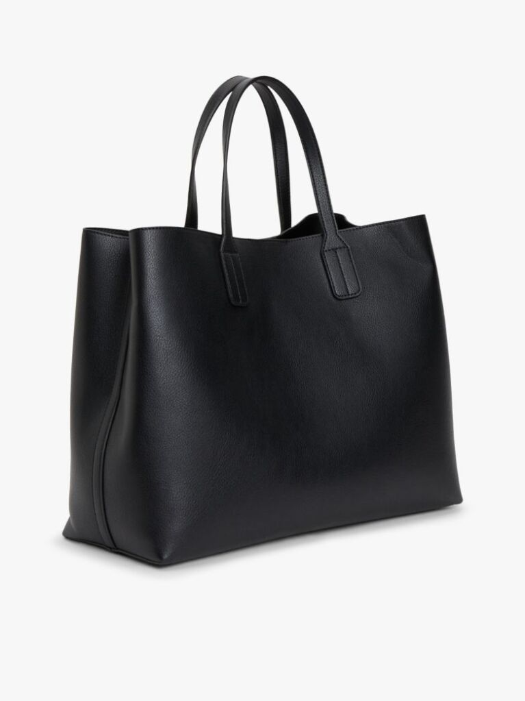 Μαύρο Τσάντα Χειρός Hilfiger Icon Με Φινίρισμα Pebble Grain  Γυναίκες