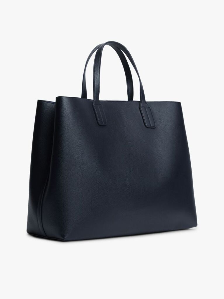 Μπλε Τσάντα Χειρός Hilfiger Icon Με Φινίρισμα Pebble Grain  Γυναίκες