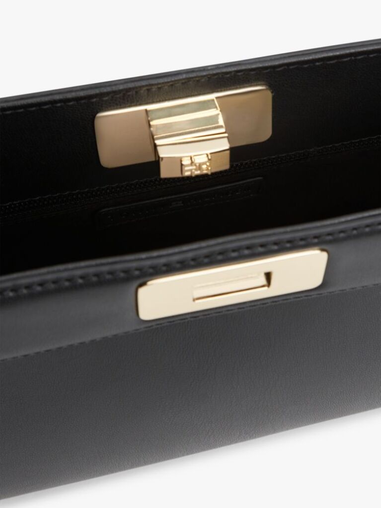 Μαύρο Modern Τσάντα Clutch Με Αλυσίδα Και Μονόγραμμα TH  Γυναίκες