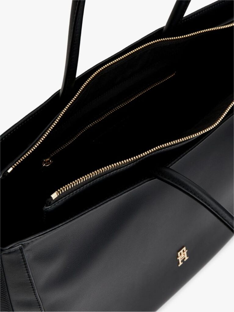 Μαύρο Hilfiger Icon Τσάντα Tote Με Λογότυπο  Γυναίκες