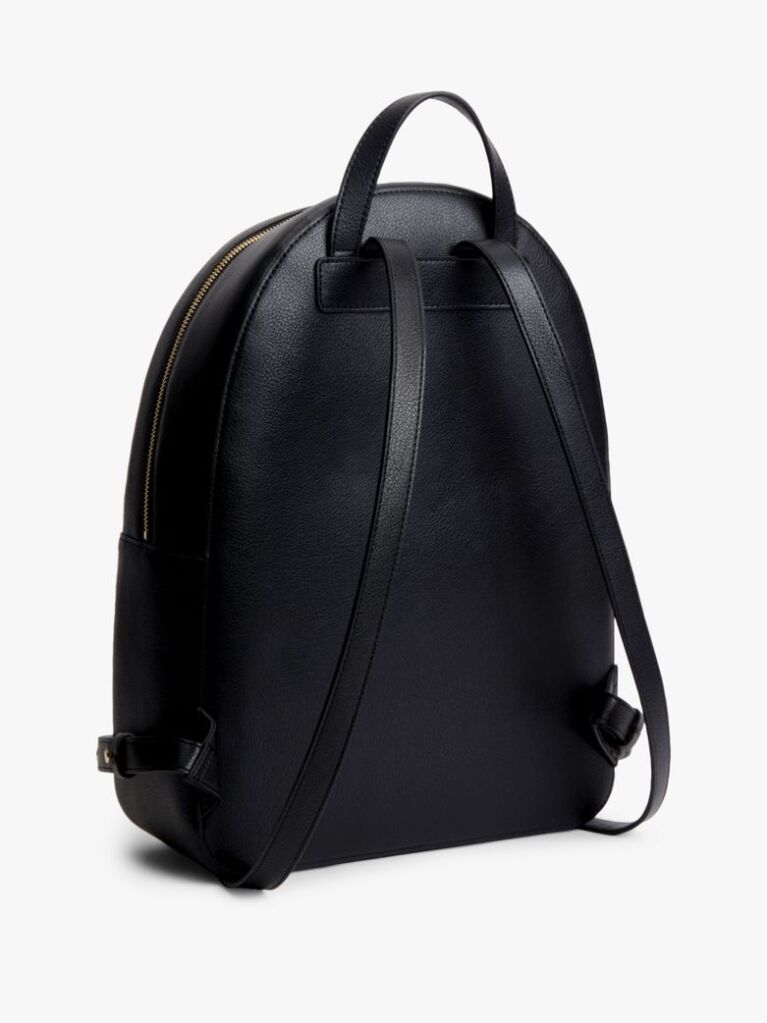 Black Hilfiger Icon Dome Backpack  Women