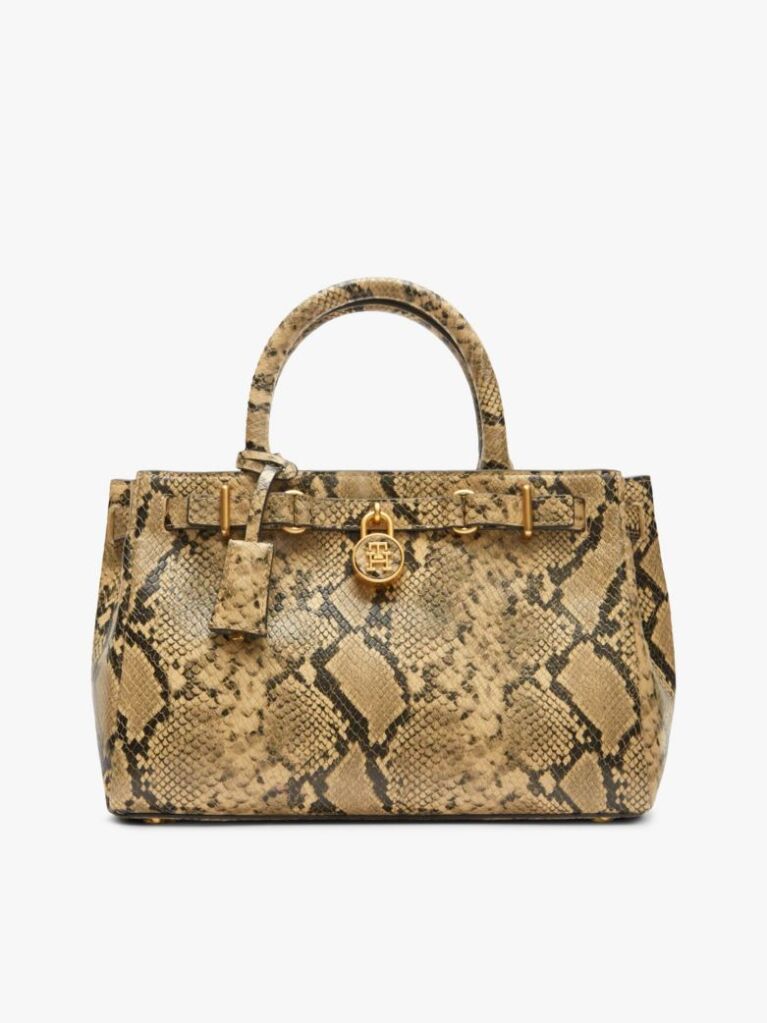 Multi The American Icon Snake Print Leather Tote Bag  Women