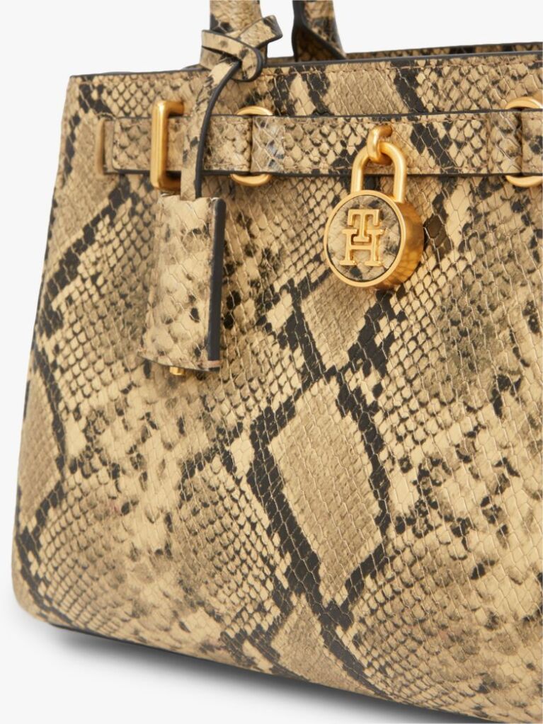 Multi The American Icon Snake Print Leather Tote Bag  Women