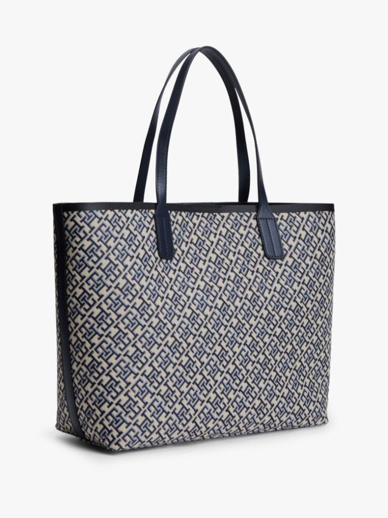 Multi Hilfiger Icon TH Monogram Jacquard Tote Bag  Women