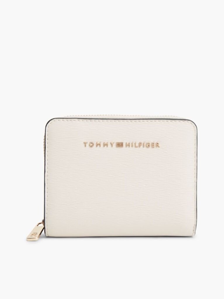 Beige Modern Zip-Around Flap Wallet  Women