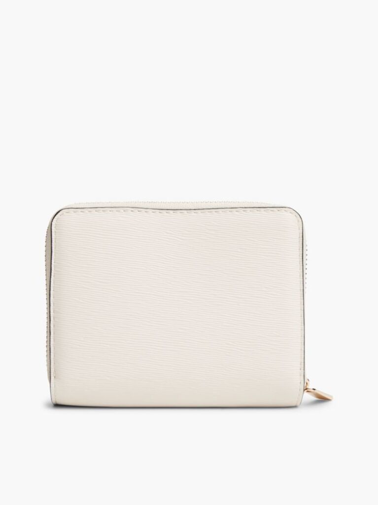 Beige Modern Zip-Around Flap Wallet  Women