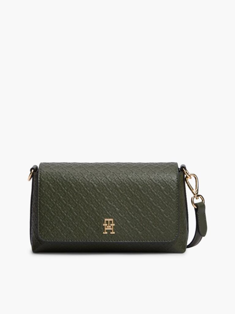 Πράσινο Hilfiger Icon Τσάντα Χιαστί  Γυναίκες