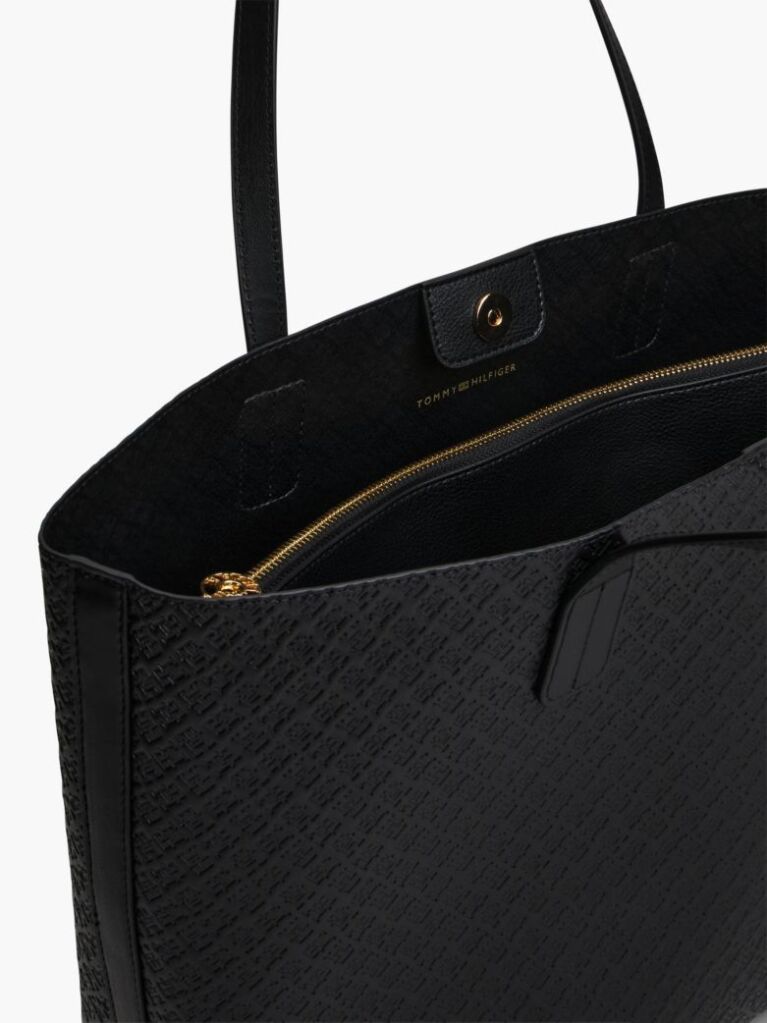 Μαύρο Hilfiger Icon Τσάντα Tote Με Πορτοφόλι  Γυναίκες