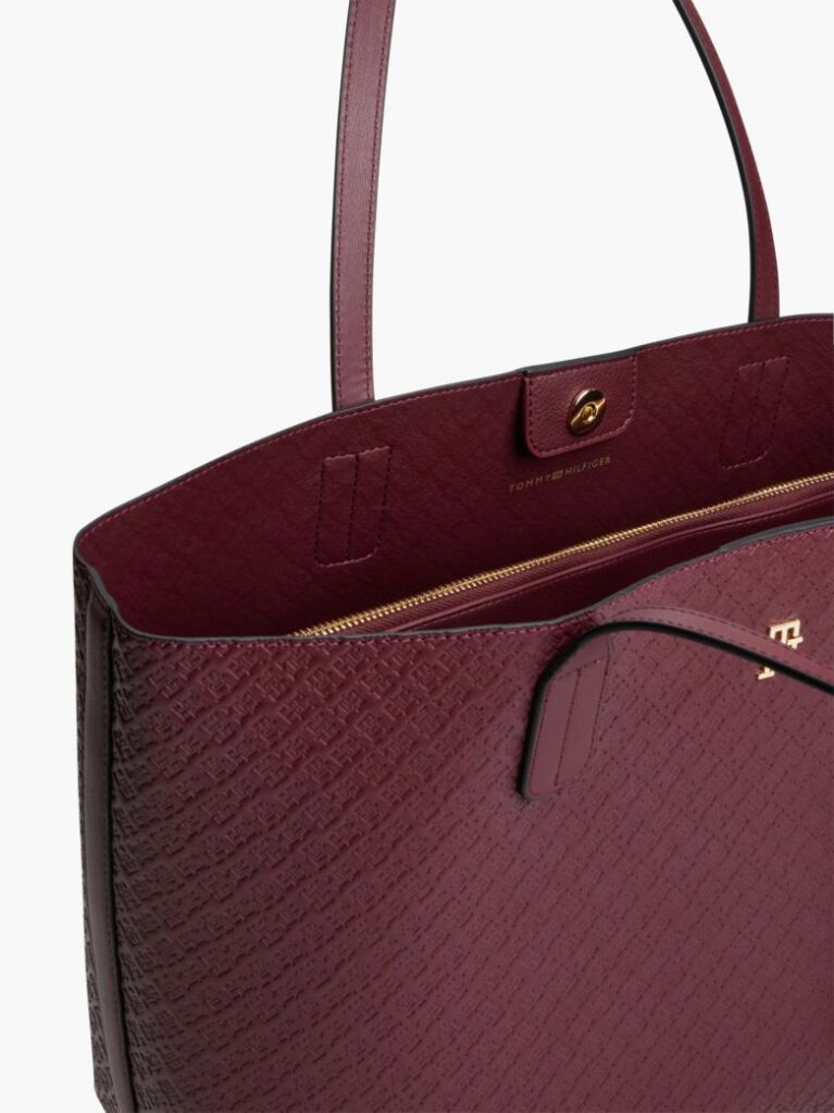 Κόκκινο Hilfiger Icon Τσάντα Tote Με Πορτοφόλι  Γυναίκες