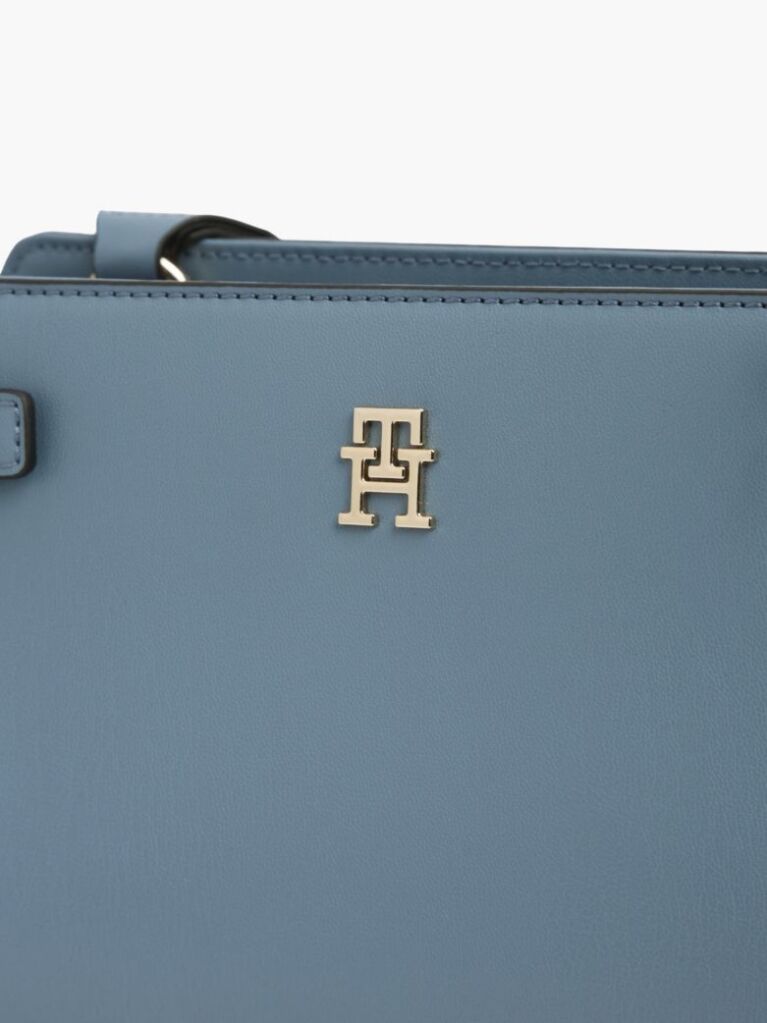 Μπλε TH Monogram Τσάντα Χιαστί Με Υφασμάτινο Ιμάντα  Γυναίκες