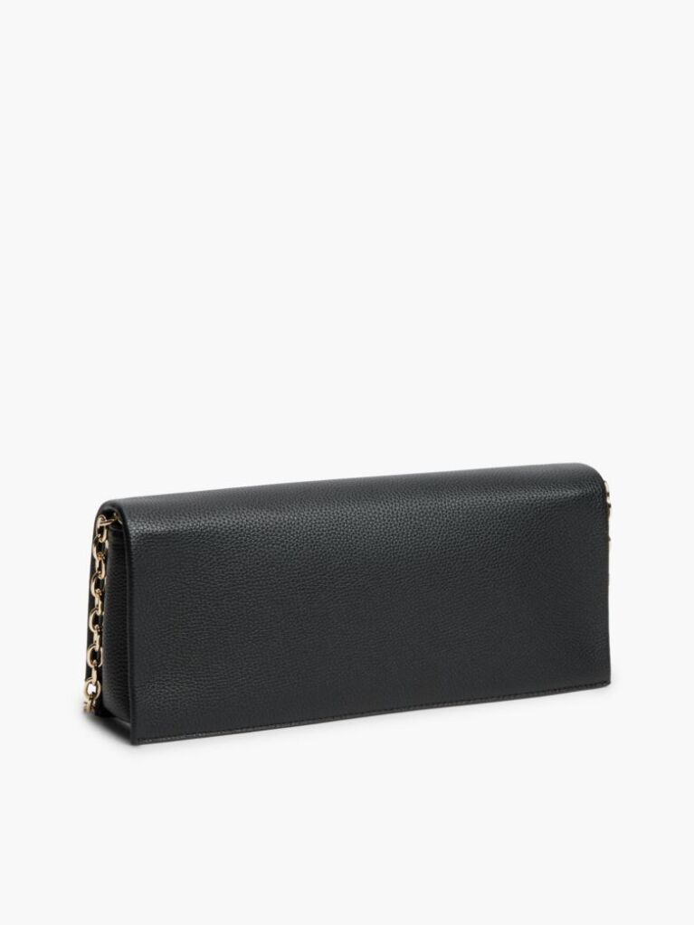 Black Heritage TH Monogram Chain Clutch  Women