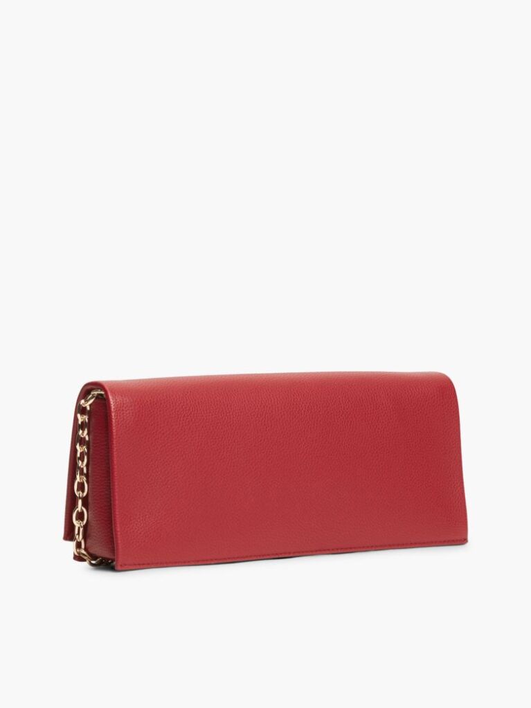 Κόκκινο Heritage TH Monogram Τσάντα Clutch Με Αλυσίδα  Γυναίκες