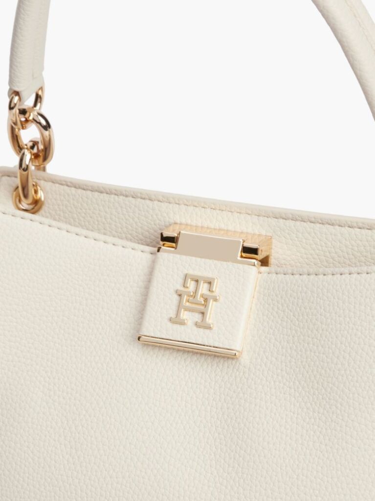 Μπεζ Heritage TH Monogram Τσάντα Χειρός Και Χιαστί  Γυναίκες