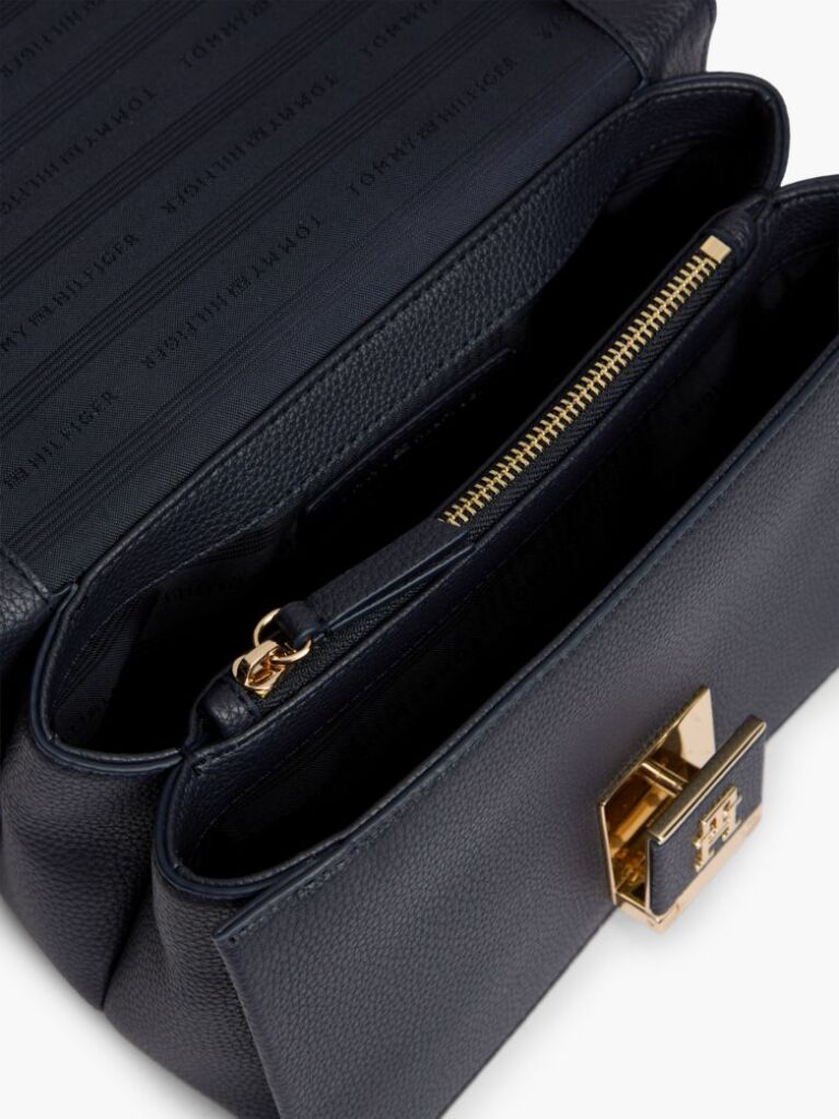 Blue Global Stripe Crossbody Shoulder Bag  Women