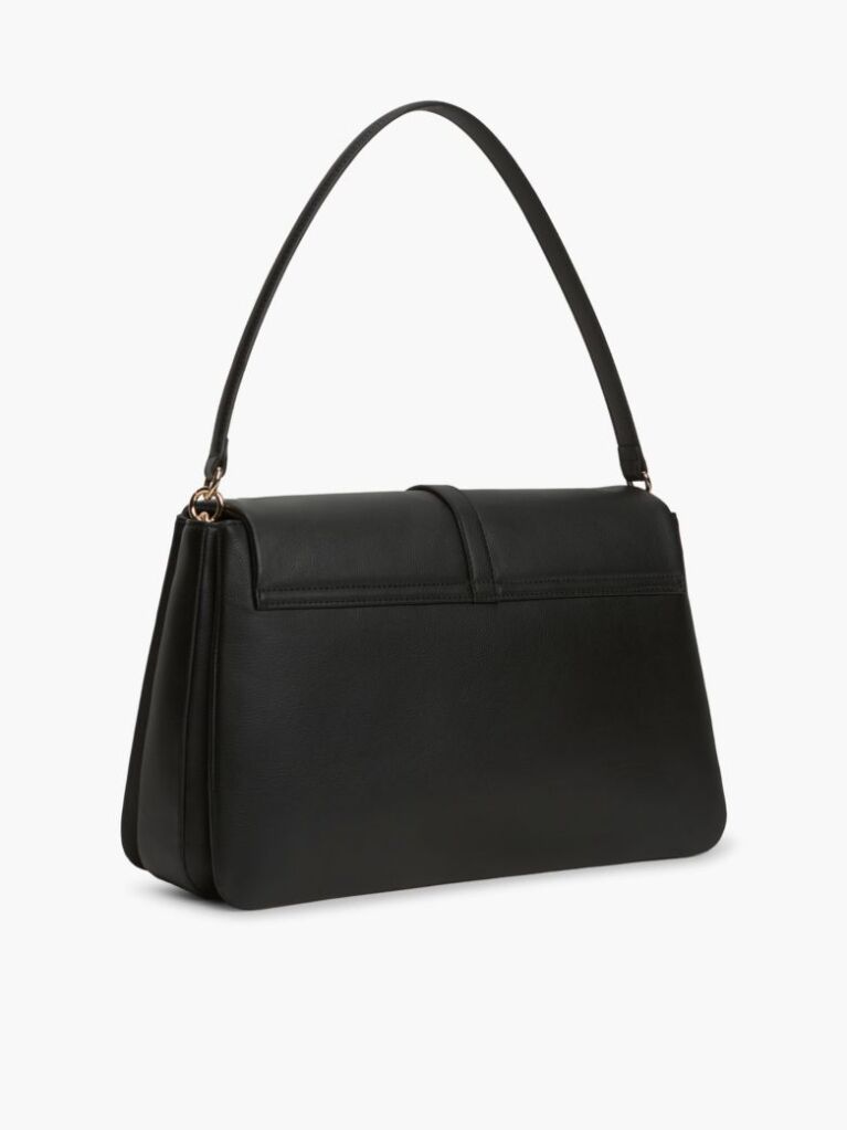 Black TH Monogram Crossbody Satchel  Women
