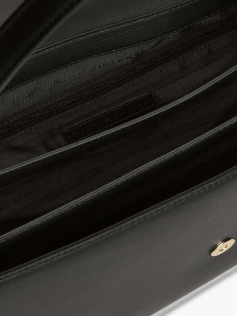 Black TH Monogram Crossbody Satchel  Women