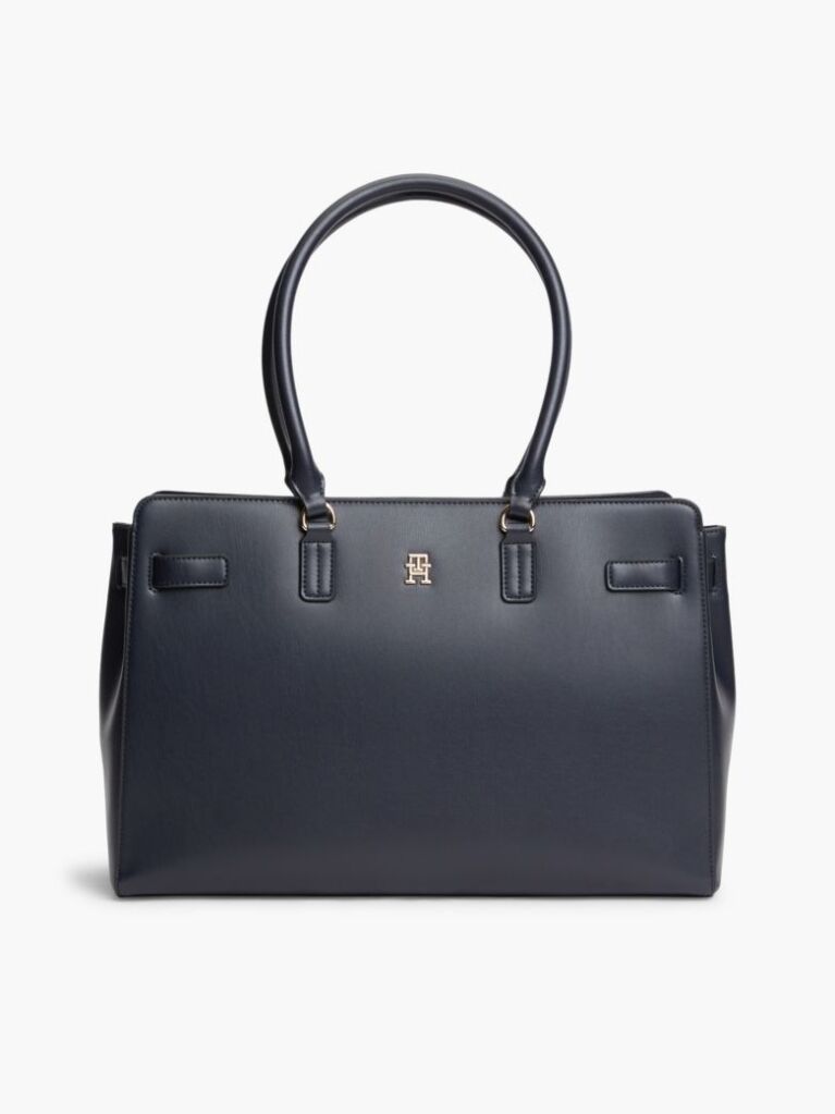 Blue TH Monogram Tote Bag  Women