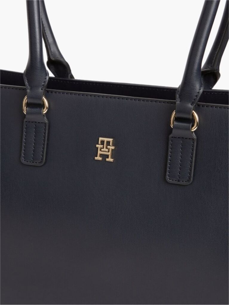 Blue TH Monogram Tote Bag  Women