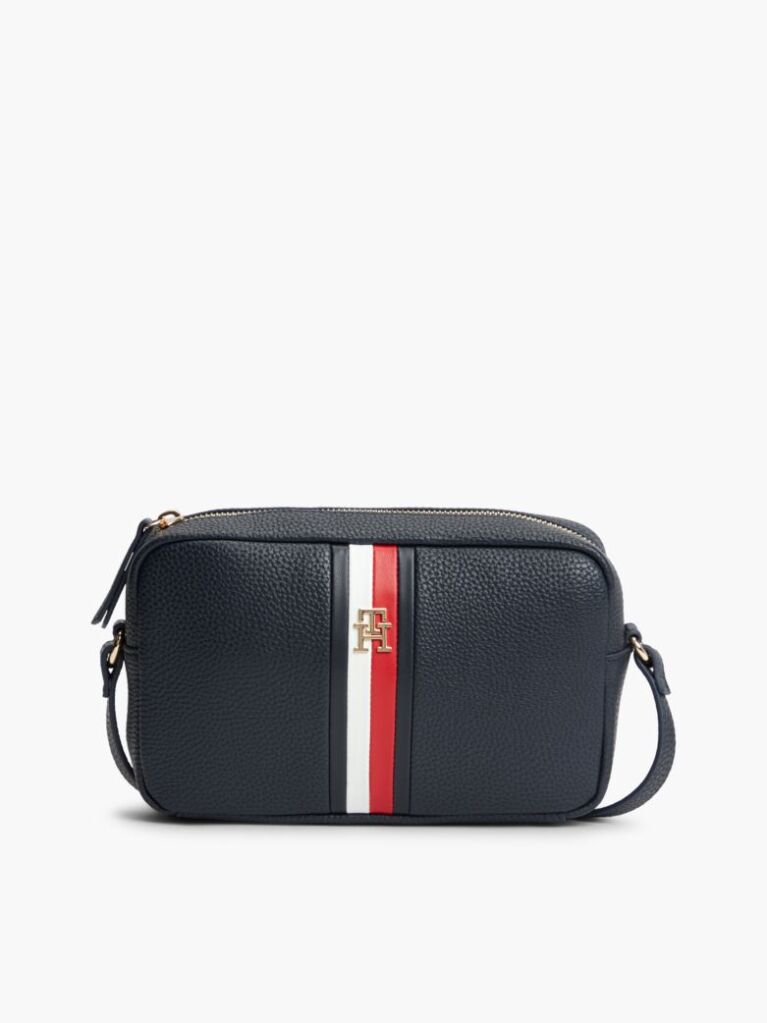 Blue Essential Corporate Global Stripe Camera Bag  Women